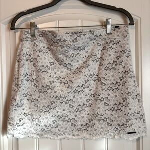 Abercrombie & Fitch mini lace skirt